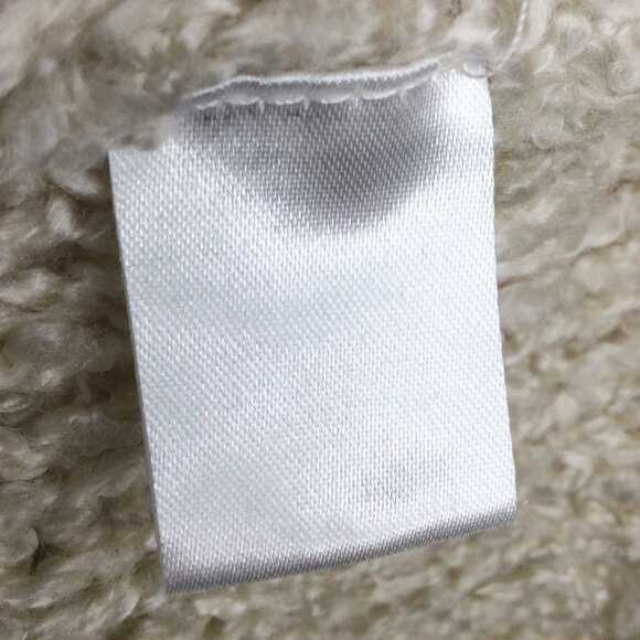 Umgee Cowl Neck Open Weave Tunic Sweater Womens Size Medium Beige Mini Dress - Picture 9 of 9